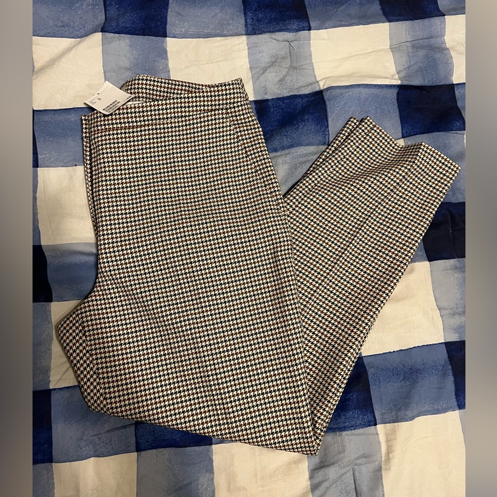NWT H&M herringbone slacks Sz 12